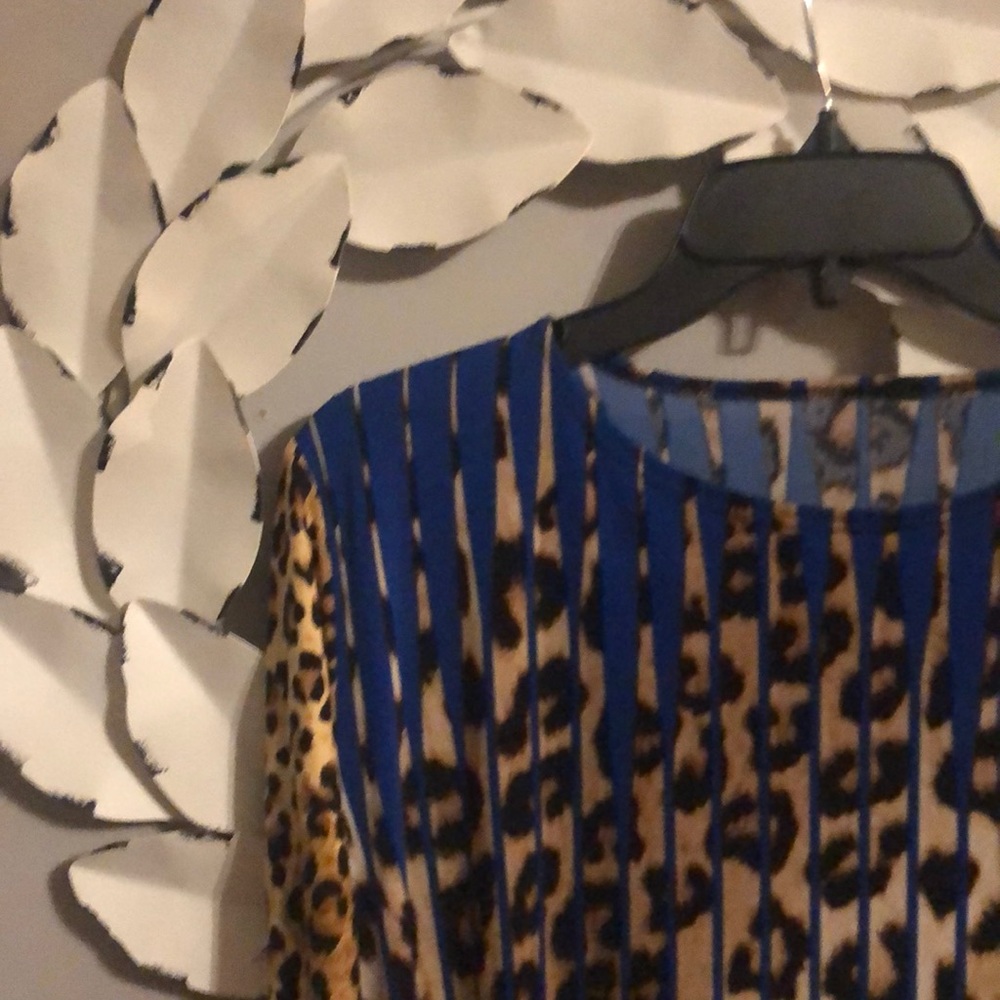 Unique leopard high low